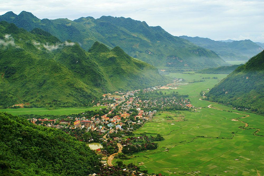 Mai Chau is famous for its mountainous terrain